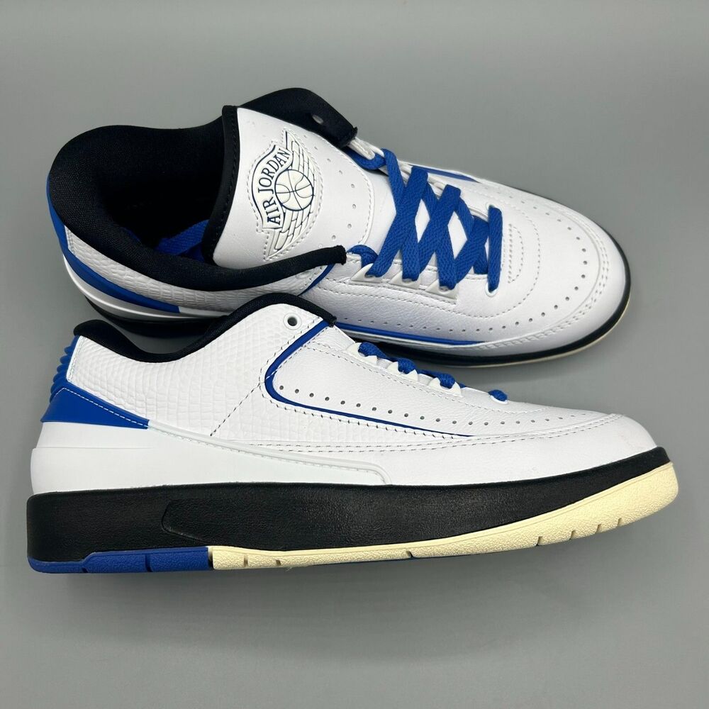 Nike Air Jordan 2 Retro Low Varsity Royal Shoes Womens Size 8